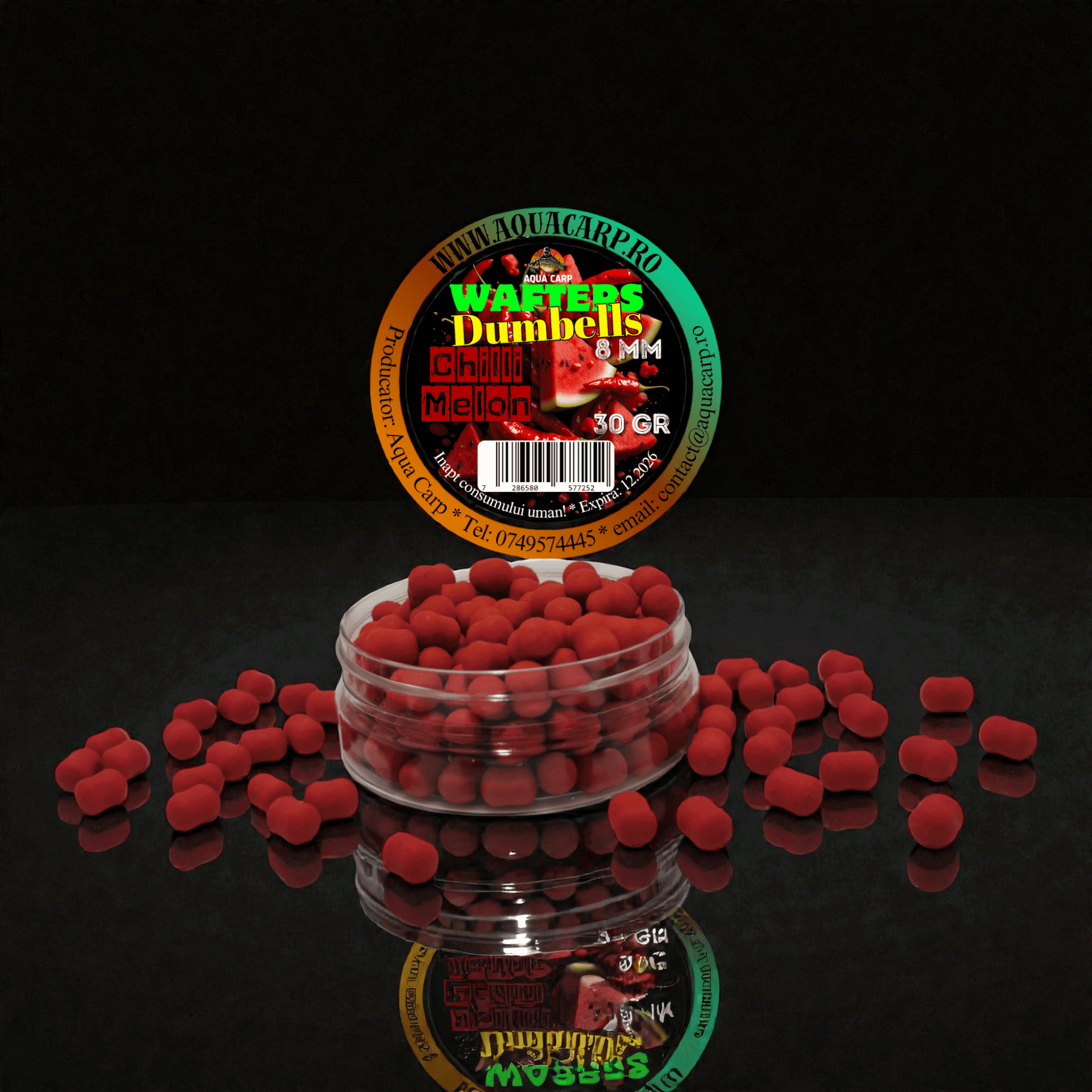 Dumbells Wafters 8mm Chilli Melon 30gr