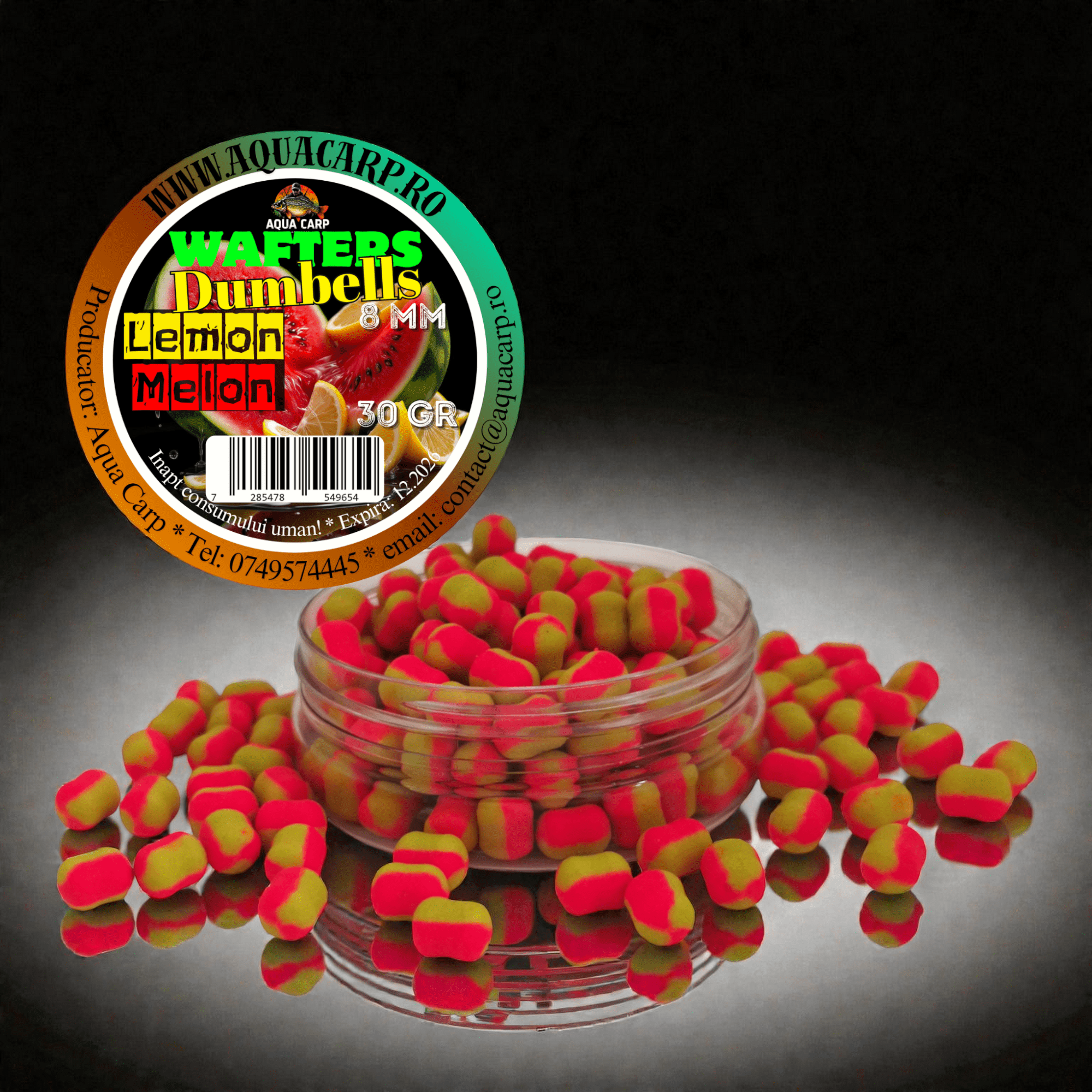 Dumbells Wafters 8mm Lemon Melon 30gr