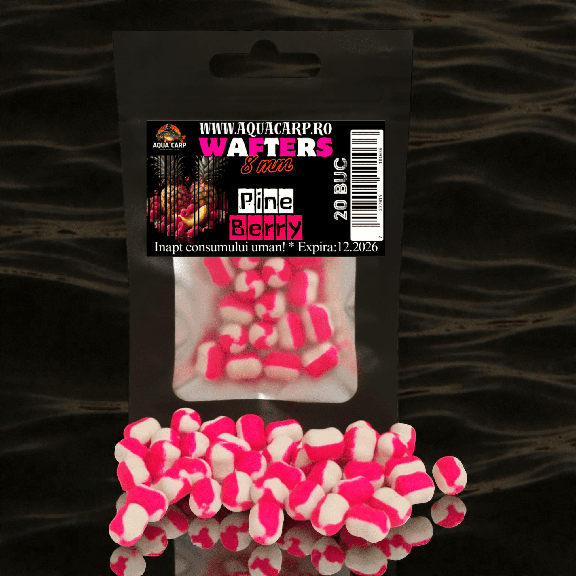 Dumbells Wafters 8mm PineBerry 20buc