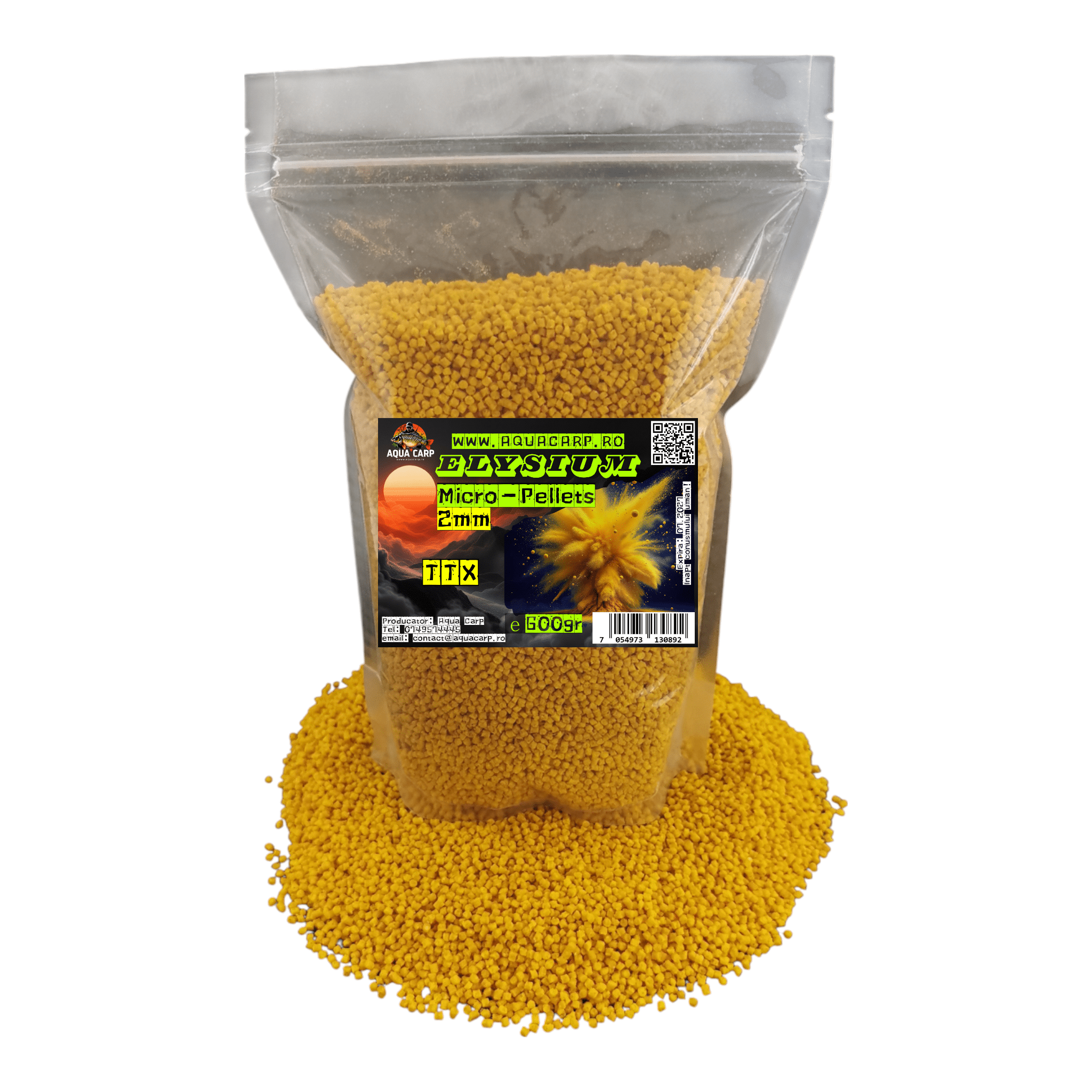Micropeleti AquaCarp Elysium 2mm TTX 600gr