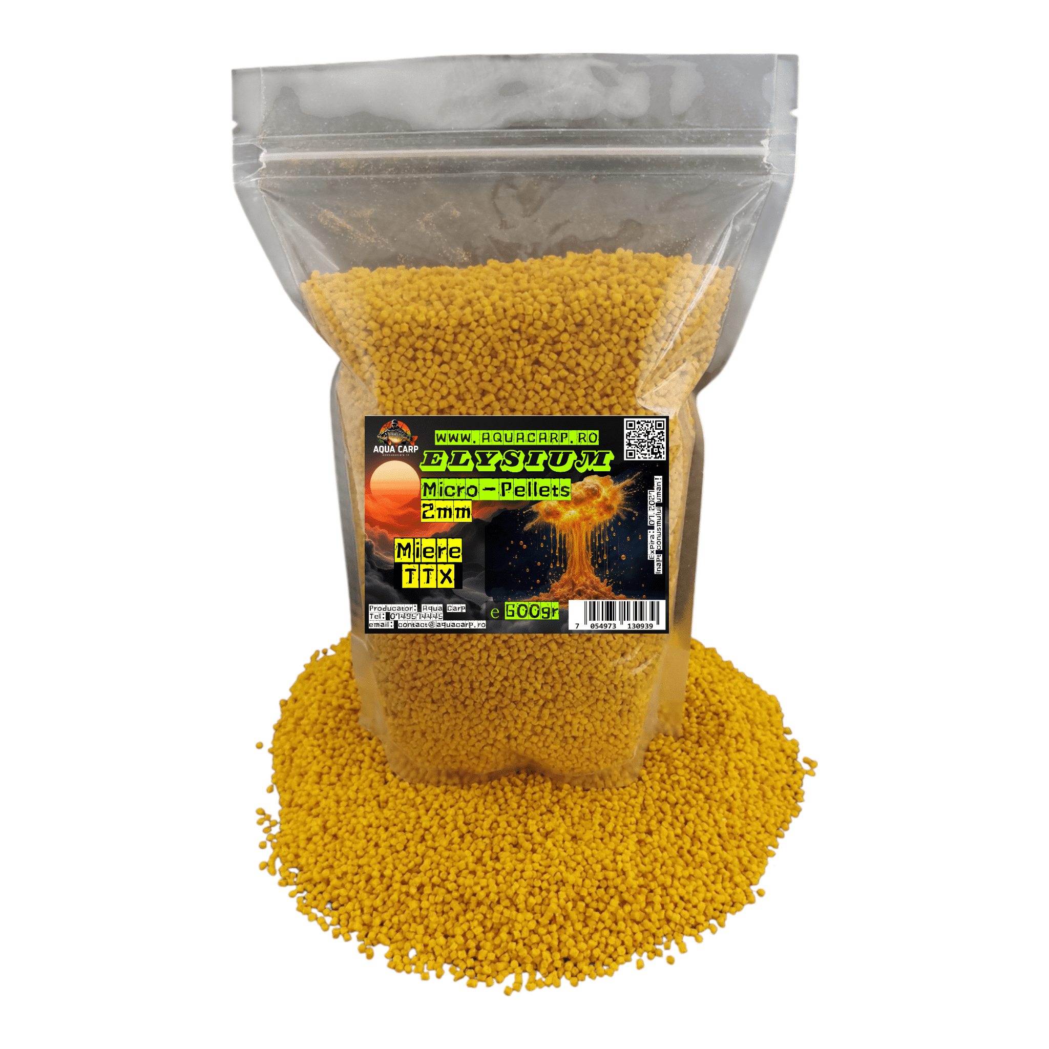 Micropeleti AquaCarp Elysium 2mm TTX & Miere 600gr