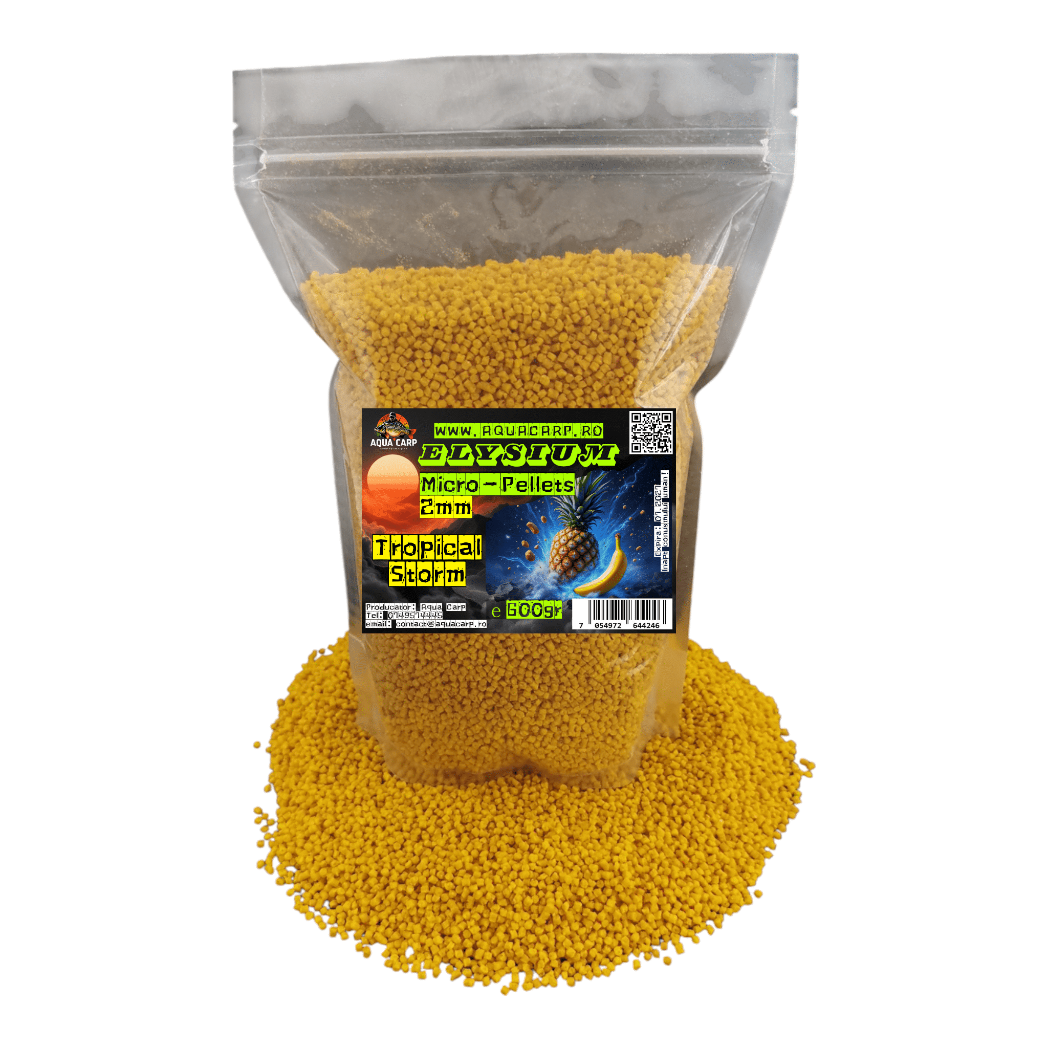 Micropeleti AquaCarp Elysium 2mm Tropical Storm 600gr