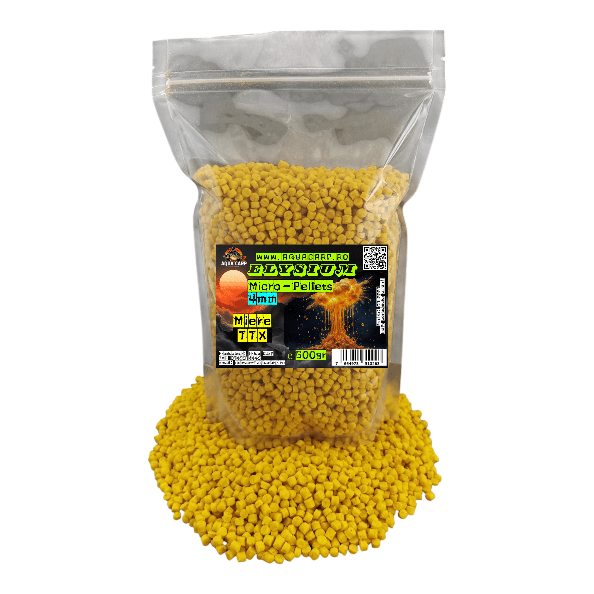 Micropeleti AquaCarp Elysium 4mm TTX & Miere 600gr