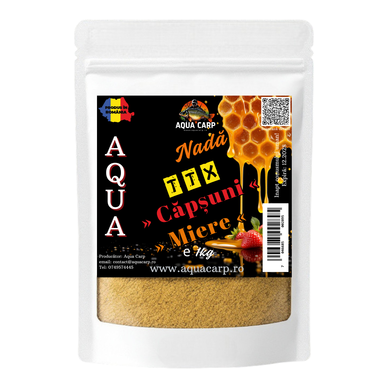 Nadă Aqua TTX Căpșuni & Miere 1kg