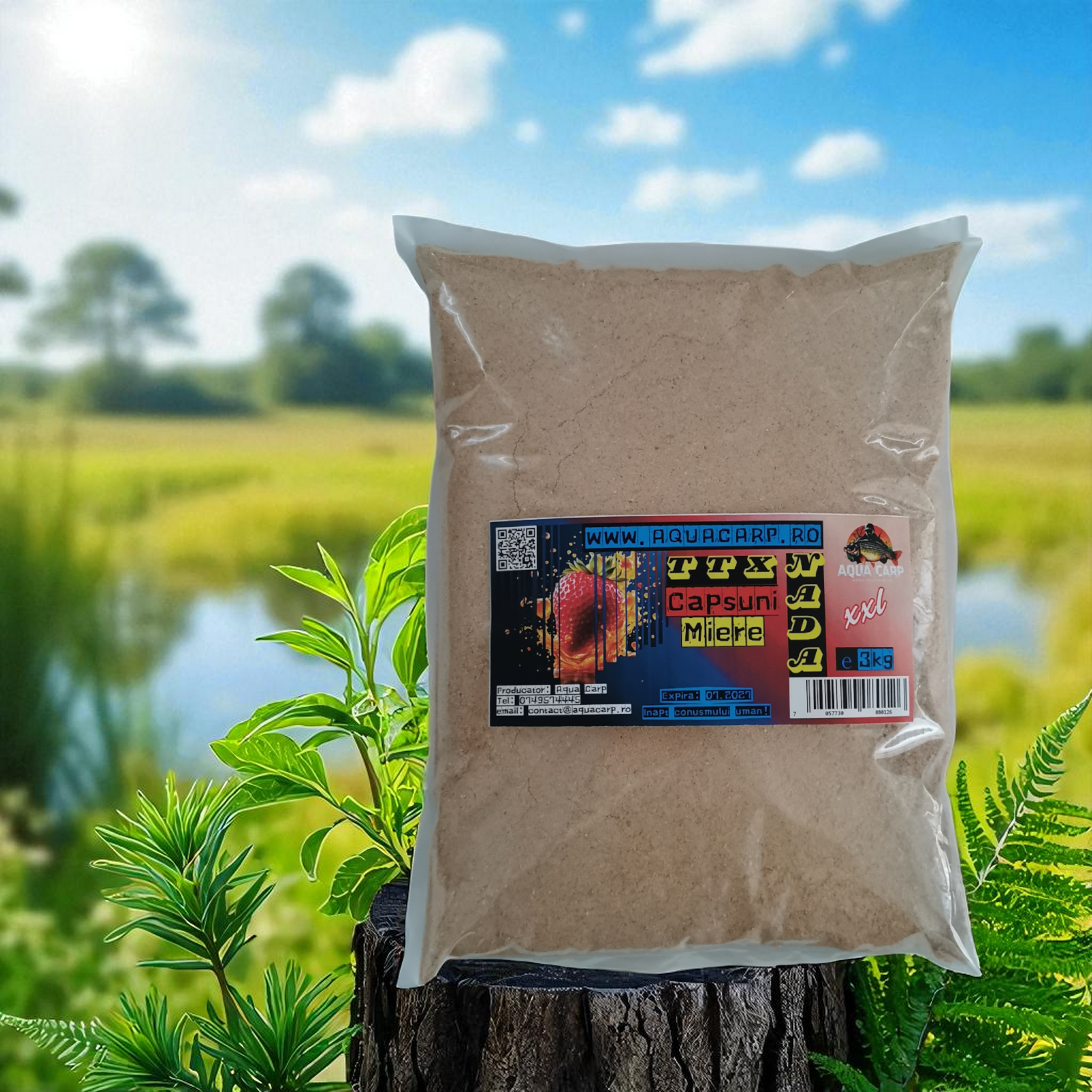 Nada TTX AquaCarp Capsuni & Miere 3kg