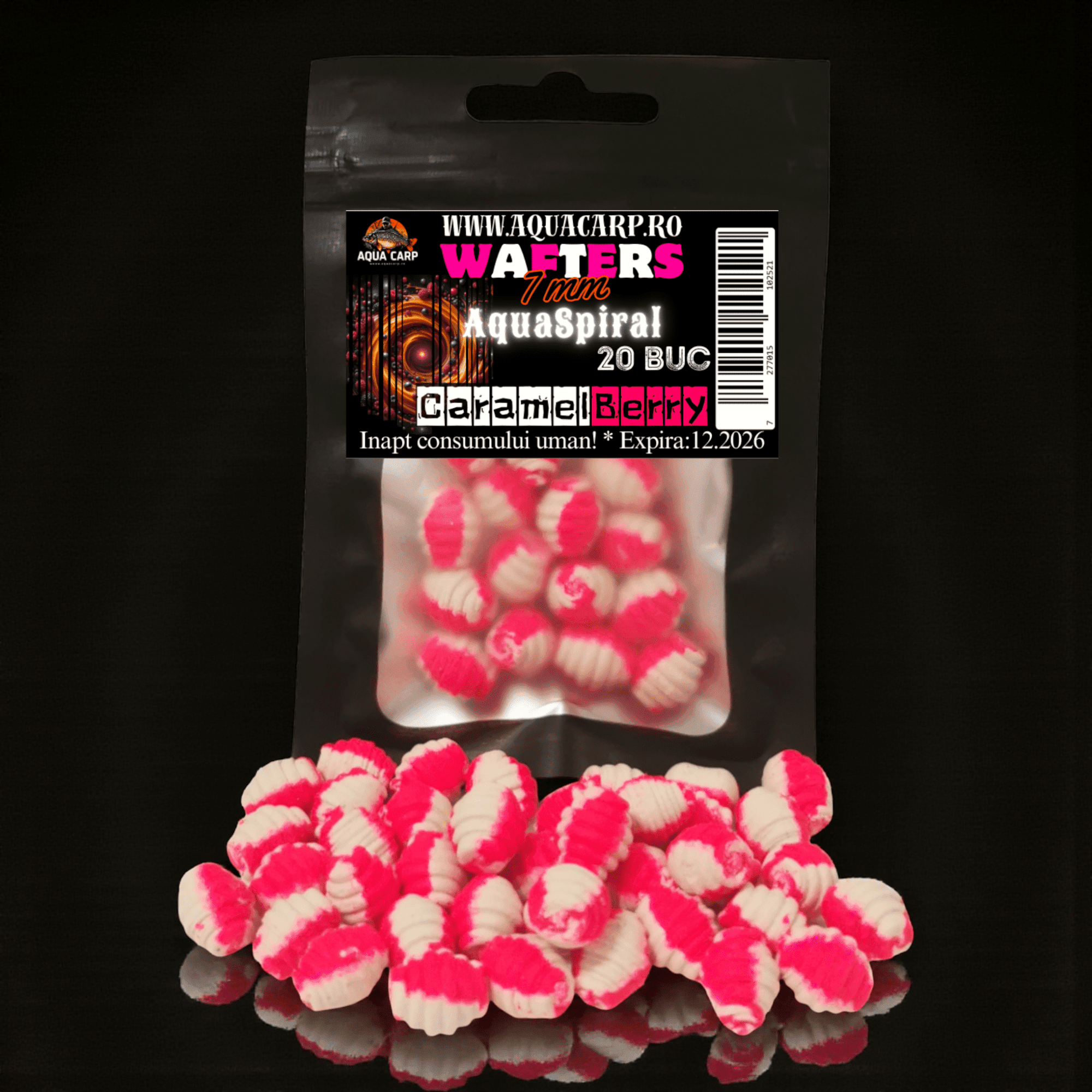 Wafters AquaSpiral 7mm Caramel Berry 20buc