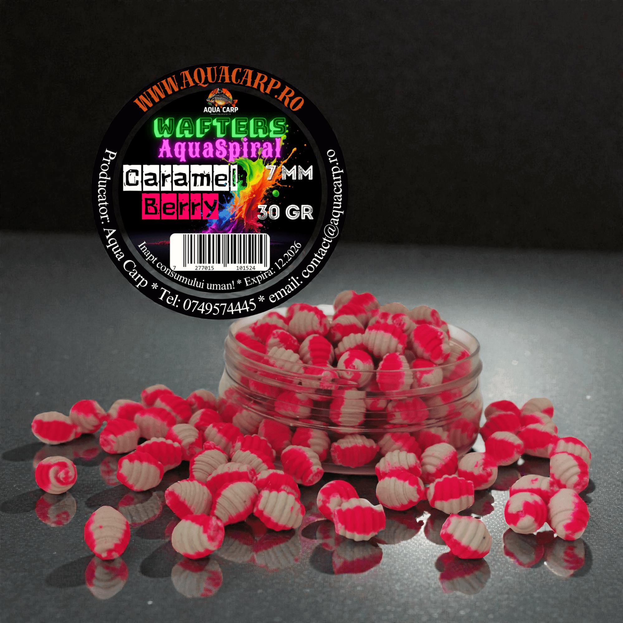 Wafters AquaSpiral 7mm Caramel Berry 30gr