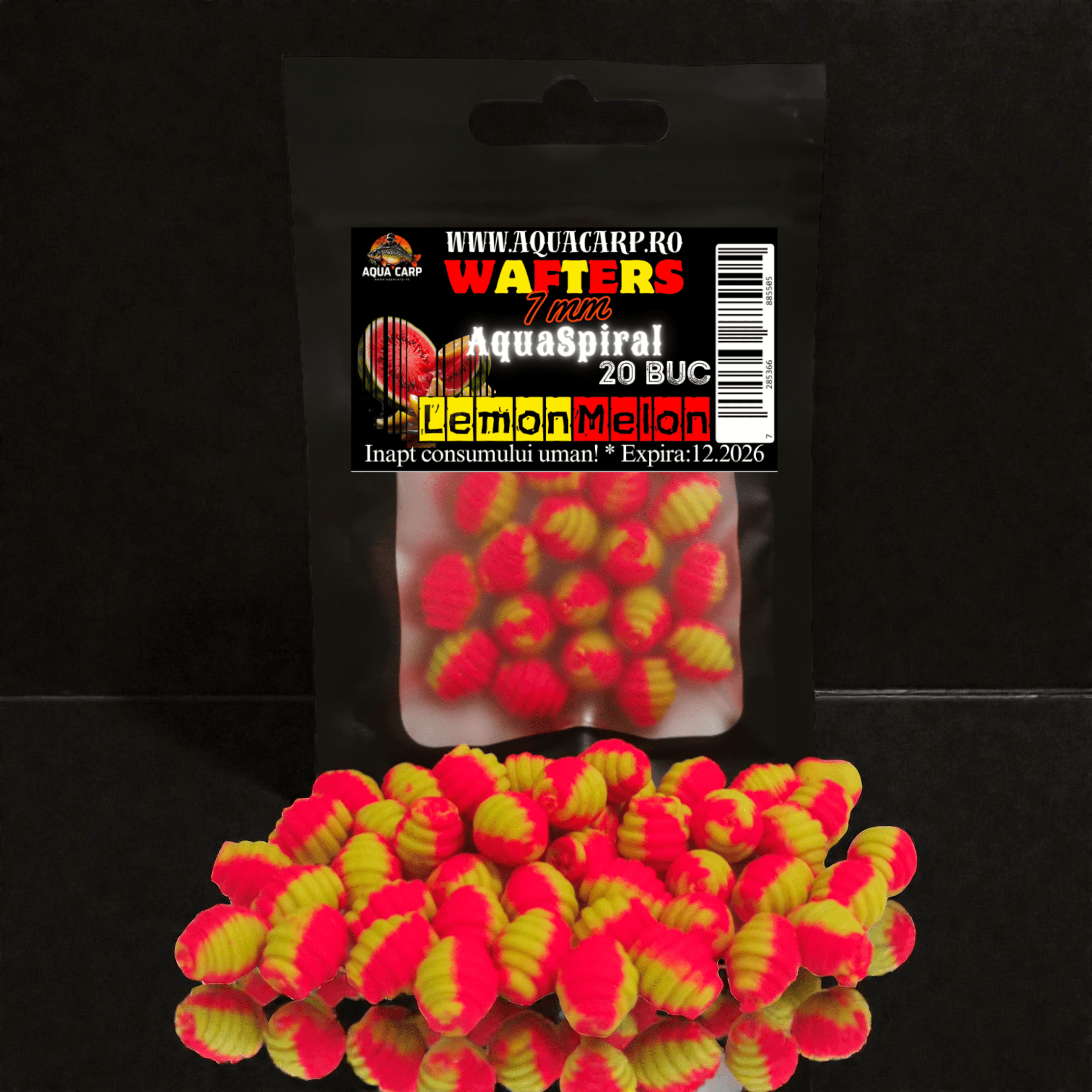 Wafters AquaSpiral 7mm Lemon Melon 20buc