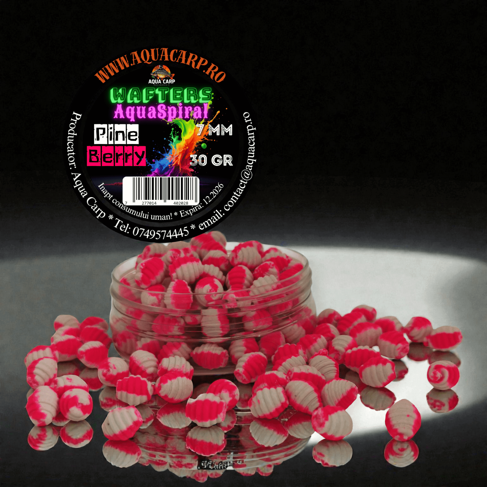 Wafters AquaSpiral 7mm PineBerry 30gr