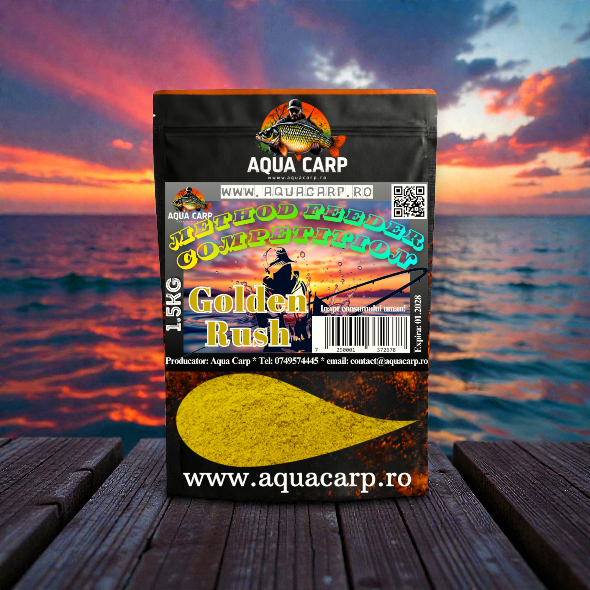 Nada AquaCarp Method Feeder Competition Golden Rush 500gr